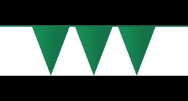 Vlaggenlijn 10mtr groen