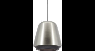 Artdelight - Hanglamp Santiago - Mat Staal / Zwart - E27 - IP20 - Dimbaar