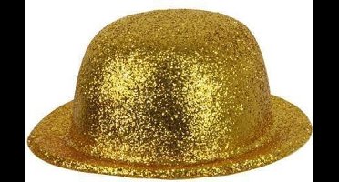 Bolhoed Plastic Glitter Goud