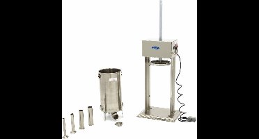 Worstenvuller - 15 L - Automatisch - Verticaal - incl. 4 Vulbuizen