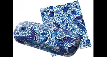 Bekking & Blitz - Brillenkoker - Brillenetui - Kunst - Delfts Blauw - Inclusief brillendoekje - Royal Delft