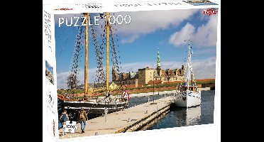Tactic Kronborg Castle – Puzzel – 1000 stukjes – Historisch Kasteel aan Zee – Strak en Rustgevend Ontwerp – Hoogwaardige Scandinavische Kwaliteit