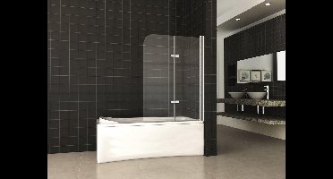 Wiesbaden Cinco Badwand Draaibaar 100 x 140 cm Nano Helder Glas - Chroom