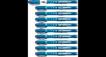 STABILO worker+ colorful - Rollerball Pen 0.5 mm - Blauw - Doos 10 stuks