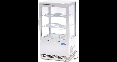 Mini Koelvitrine - 58 L - 43 cm - Wit