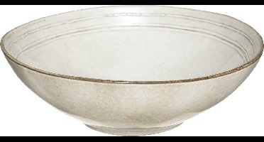 SG Saladekom Flower 24 cm doorsnede - Saladeschaal Beige