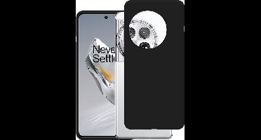 Just in Case hoesje geschikt voor OnePlus 12 Hoesje Siliconen - Flexibele Case - Zwart