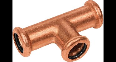 Bonfix Pressfitting roodkoper WATER T-koppeling - verlopend 35x35x28 - 3 x press - (m-profiel)