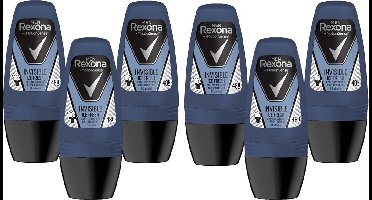 Rexona Deo Roller - Invisible Ice - Voordeelverpakking 6 x 50 ml