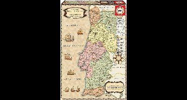 Educa - Legpuzzel - Historische Kaart Portugal - 500 stukjes