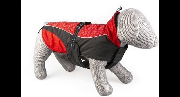 Duvoplus - Dierenkleding - Hond - Hondenjas Hi Vis Casual M - 50cm Rood/zwart - 1st