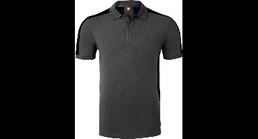 HAVEP Polo Bicolor 10074 - Charcoal/Zwart - M