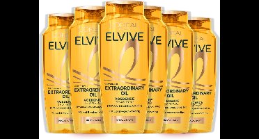 L’OrL’Oréal Paris Elvive Extraordinary Oil Shampoo - Haarverzorging voor droog haar - Met marula- en camelia-olie - Shampoo Voordeelverpakking - 6x 250 ml