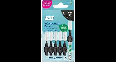 TePe Interdentale Ragers Original Zwart ISO maat 8 – 1,5 mm (6 stuks)