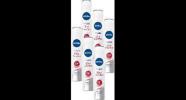 Nivea Deospray – Dry Comfort - 6x250 ml - Voordeelverpakking - Spray
