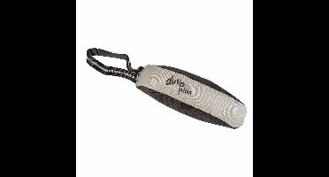 duvoplus Trail Biting Bean - Oxford Hondenspeelgoed - Apporteerspeeltje - Drijvend & Reflecterend - 40x8x8cm - Grijs