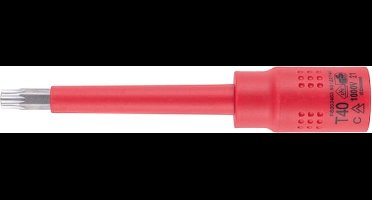 Wurth - VDE-dopsleutel, 3/8 inch, TX, lang - VDE 3/8 inch TX dopsleutel, lang x 1 st Soort aandrijving Binnenvierkant Aansluiting TX40