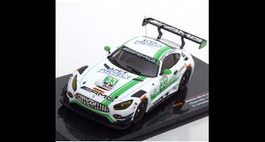 Mercedes-Benz AMG GT3 #33 (Wit) (10 cm) 1/43 IXO Models - Schaalmodel - Miniatuurauto - Modelauto