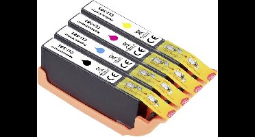 Renkforce Inktcartridge vervangt Canon CLI-581BK, CLI-581C, CLI-581M, CLI-581Y Compatibel Combipack Zwart, Cyaan, Magen