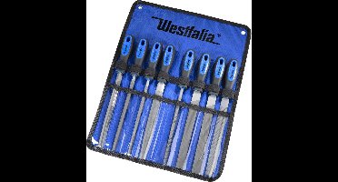 Westfalia Vijl en rasp set, 8 stuks