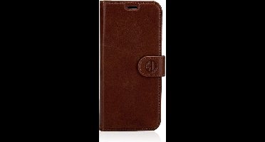 Hoesje Geschikt voor Samsung Galaxy S7 edge Rico Vitello Leren Book Case/wallet case/hoesje kleur Donkerbruin