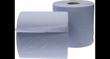 CMT 550310 Centerfeed Roll, Midi 1-laags, blauw, rol 300mtr, doos 6 rol - Blauw