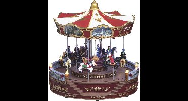 Fééric Lights and Christmas - Verlichte attractie "Carrousel" met animatie & muziek/geluid