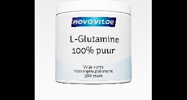 Nova Vitae - L-Glutamine - 100% Puur - 500 gram poeder