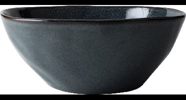 Dutch Rose Serenity Schaal - Serveerschaal - 24cm - Stoneware Handgemaakt - Blauw