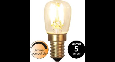 KogelLamp - E14 - 1.4W - dimbaar - set van 5