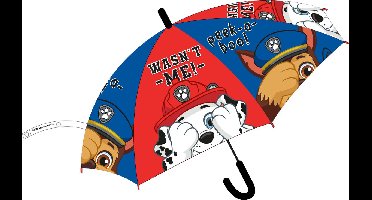 PAW Patrol - Paraplu PAW Patrol - Marshall en Chase - rood/blauw - 68cm