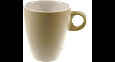 Cosy & trendy Koffiekopjes - beige - 190 ml - Keramiek - glans finish - bekers