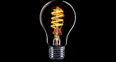 ETH - Led Spiraal - Standaard A60 - Dag / Nacht Sensor - Helder - E27 - 4Watt