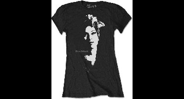 Amy Winehouse - Scarf Portrait Dames T-shirt - L - Zwart