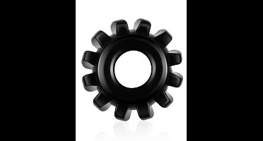 PowerPlus Flexibele Cockring Getand klein - zwart