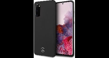 Zwart hoesje van Mercedes-Benz Samsung Galaxy S20 - Backcover - MEHCS62SILSB