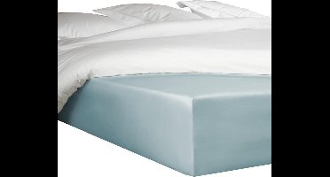 De Witte Lietaer Hoeslaken Bumblebee 90 X 200 Cm H40 Katoen Lichtblauw