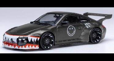 Porsche 911 (997) Old New 2020 Grijs Model 1/43 IXO Models