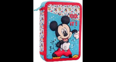 Disney Mickey Mouse Go for it! gevuld etui - 3D - 21 x 15 x 5 cm - Multi
