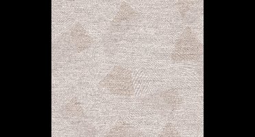 GEOMETRISCH PATROON BEHANG | Subtiel glanzend - Grijs Wit - A.S. Création Cuba II