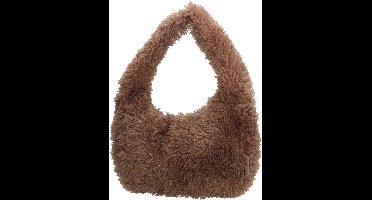Beagles El Rio Handtas - Fluffy Tas - Schoudertas - Verstelbare Schouderband - Dames - Crossbody - Taupe