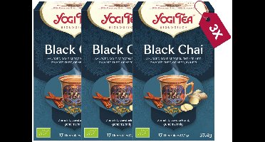 Yogi Tea Black Chai Bio pakje - 3 pakjes - inclusief limited edition Yogi Tea mok