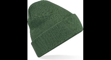 Scoby - Wintermuts - Beanie - Muts - Gehaakte - Hippe Muts - Winter accessoire - Moss Green
