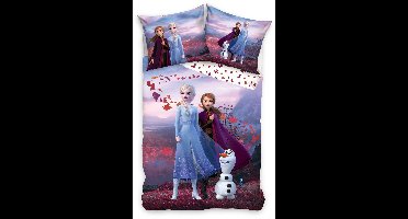Disney Frozen Dekbedovertrek, Magical - Eenpersoons - 140 x 200 cm - Katoen
