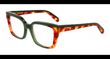 Ferragamo SF3010 Opaline khaki/blonde tortoise 52/19/140 WOMAN Brilmonturen