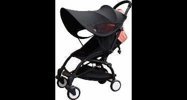 Opvouwbare zonnekap voor kinderwagen met verlengd zonnescherm - UPF50+ UV-bescherming - Universele zonnekap voor kinderwagens