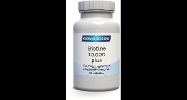 Nova Vitae - Biotine 10.000 Plus - Haargroei supplement - 90 capsules