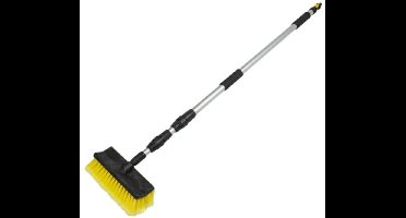 Bradas NEW-PROFI - Telescoopstaal Borstel - 140-300 cm - Aluminium - Polyester Vezels