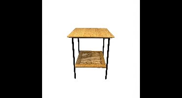 Giga Living Nachtkastje Pensacola - Naturel - 45x45x55cm