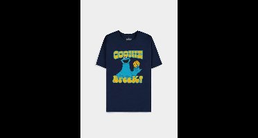 Sesame Street Cookie Monster Heren T-shirt - marineblauw - L